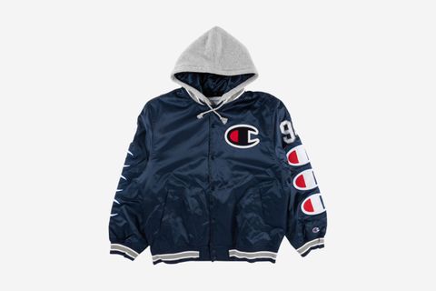 Champion fuzzy jacket deals