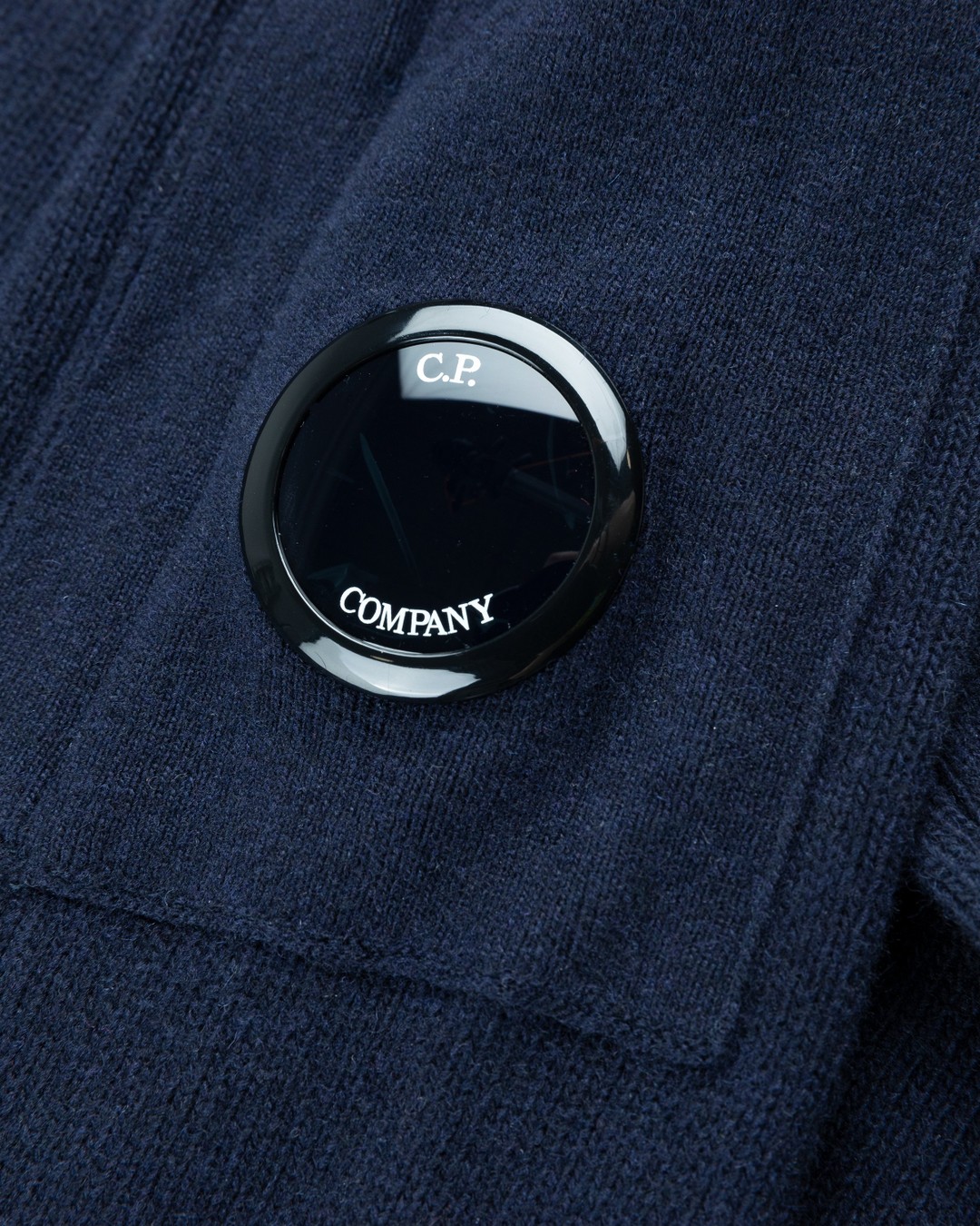 C.P. Company – Lambswool Jumper Black - Knitwear - Black - Image 5