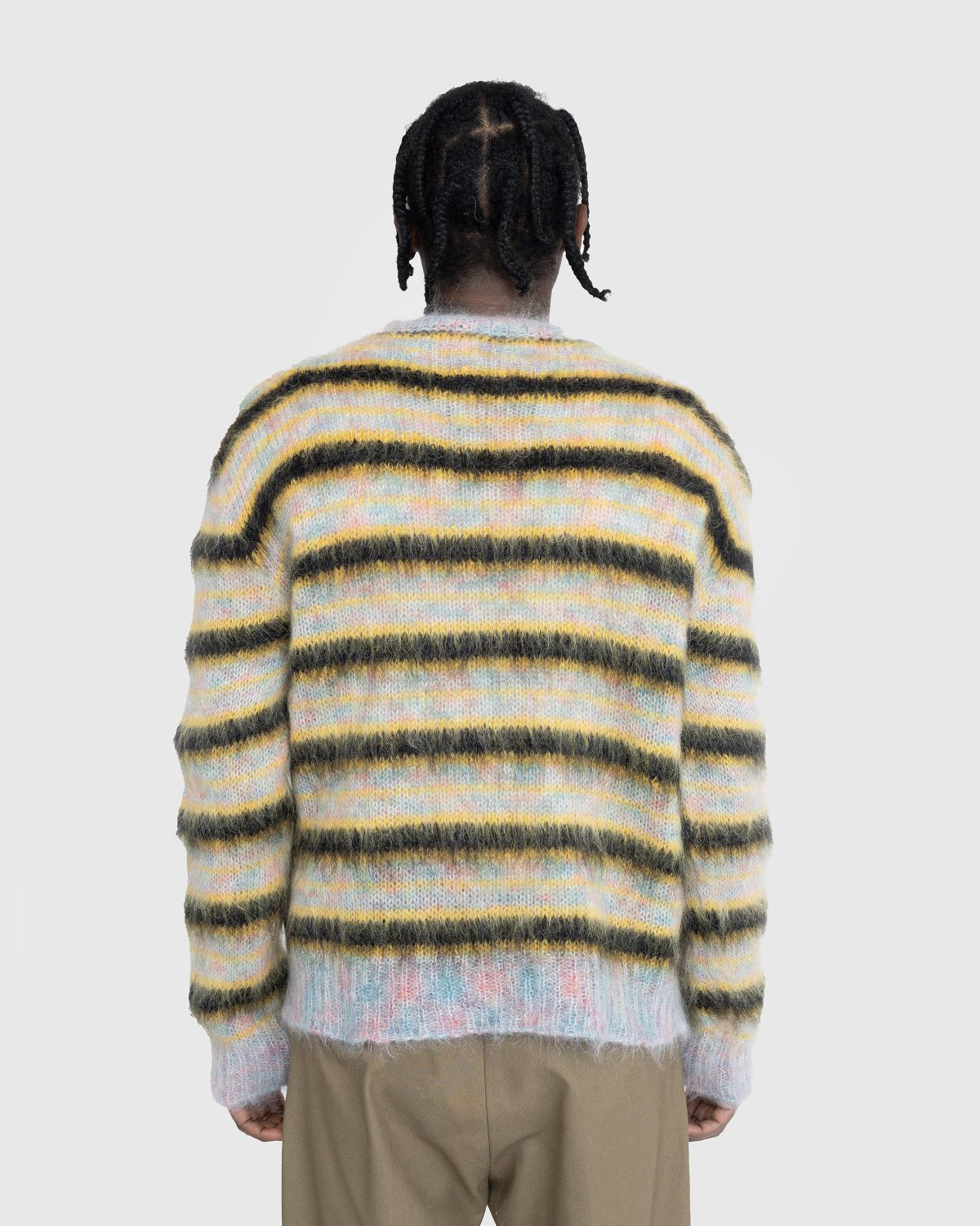 Marni – Striped Mohair Sweater Multi - Knitwear - Multi - Image 3