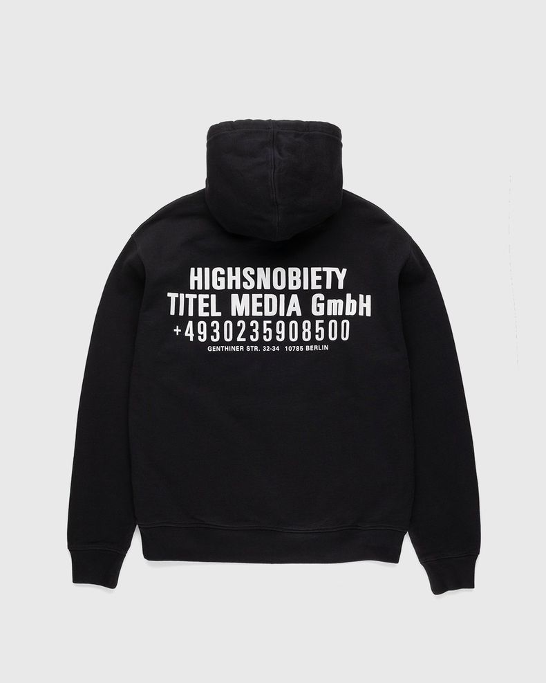 Highsnobiety – Titel Media GmbH Hoodie Black
