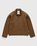 Wool Blend Garage Jacket Brown