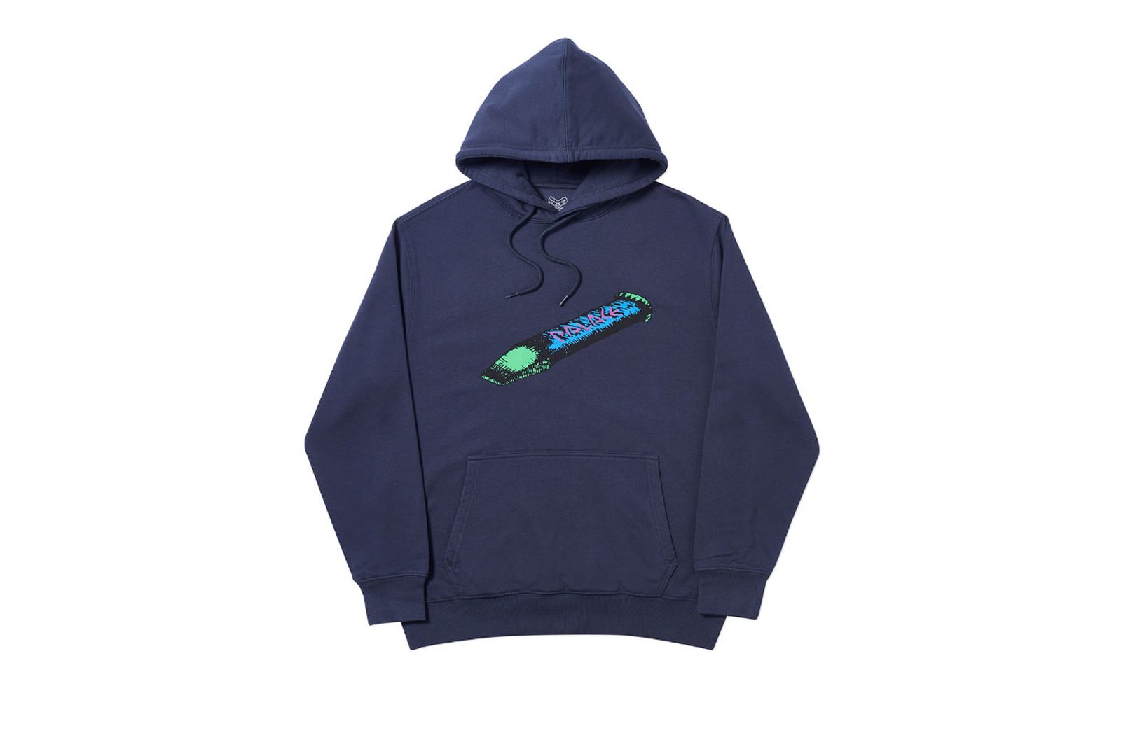 Palace 2019 Autumn Hood Chizzle Up navy front
