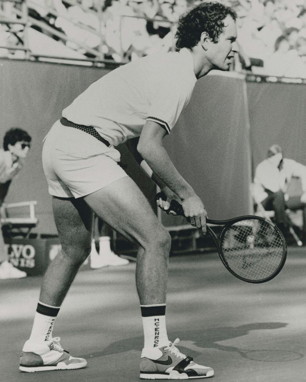 John McEnroe wearing the Nike Air Trainer 1
