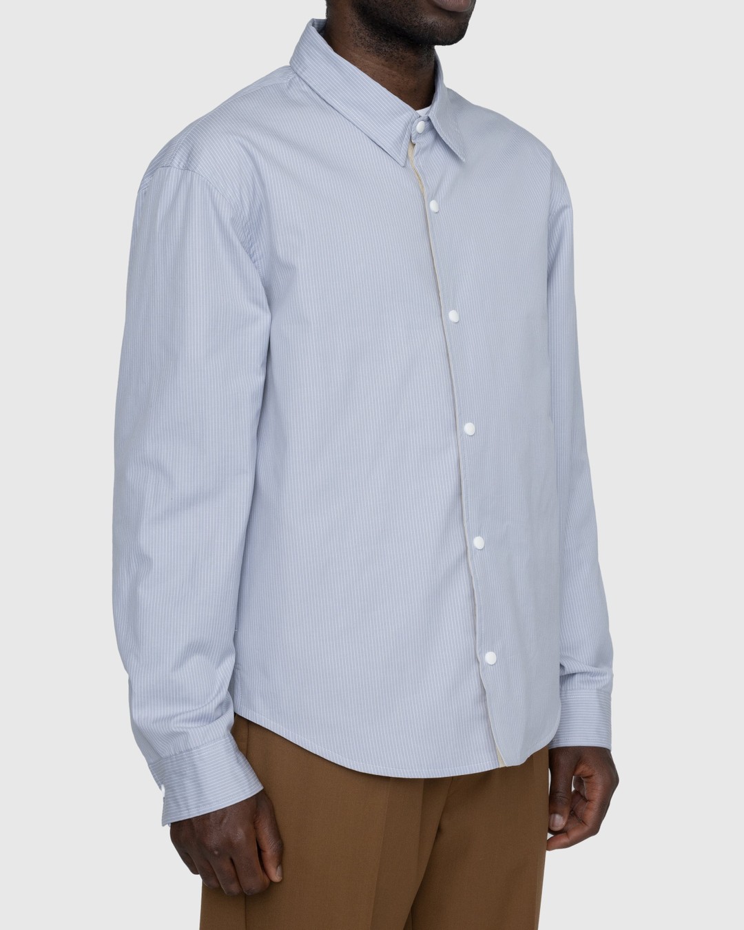 Highsnobiety – Quilted Insulated Shirt - Shirts - Blue - Image 3