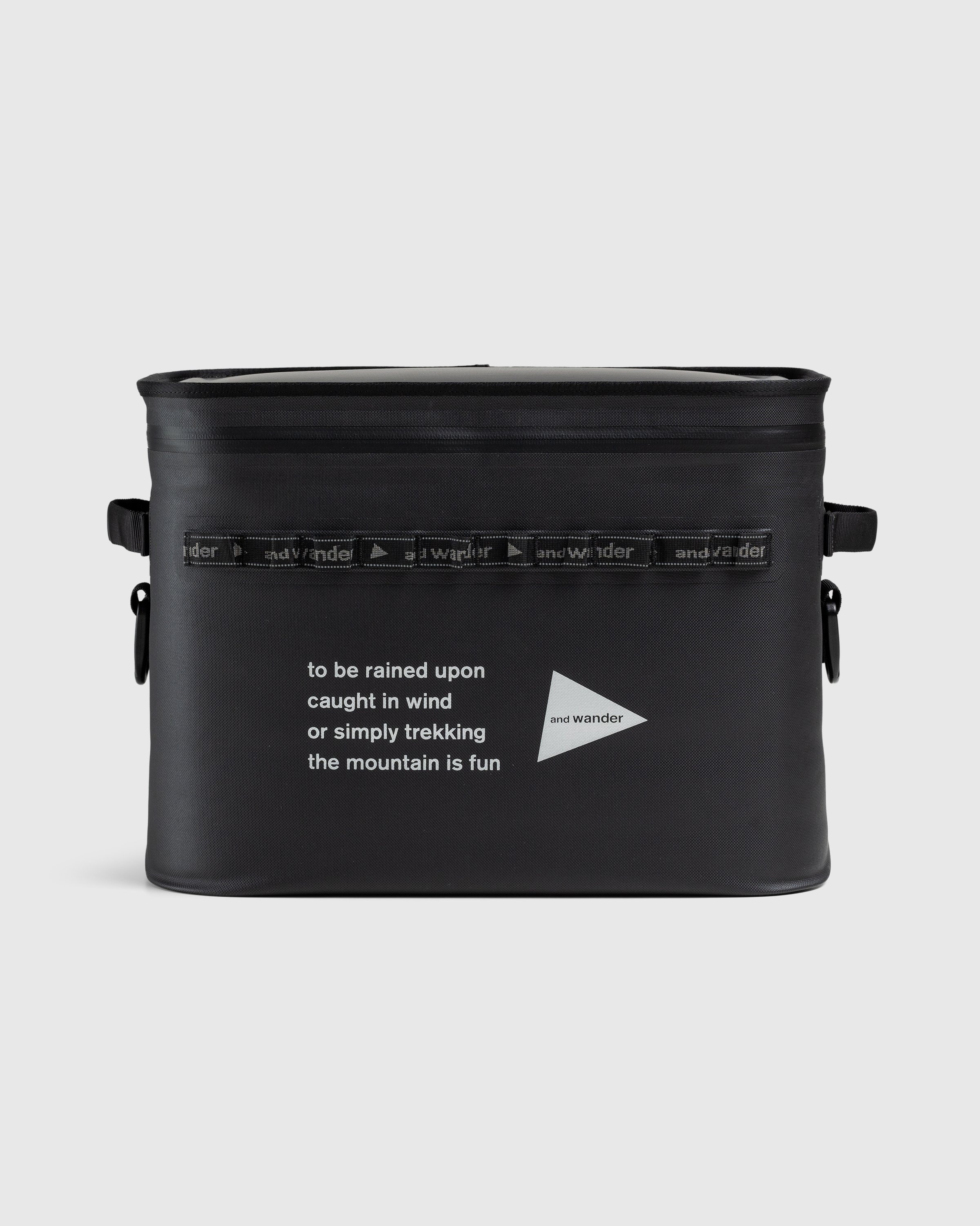 And Wander – Waterproof Cooler Black - Lifestyle - Black - Image 2