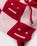 Acne Studios – Knit Face Backpack Deep Red/Faded Pink/Melange - Bags - Red - Image 4