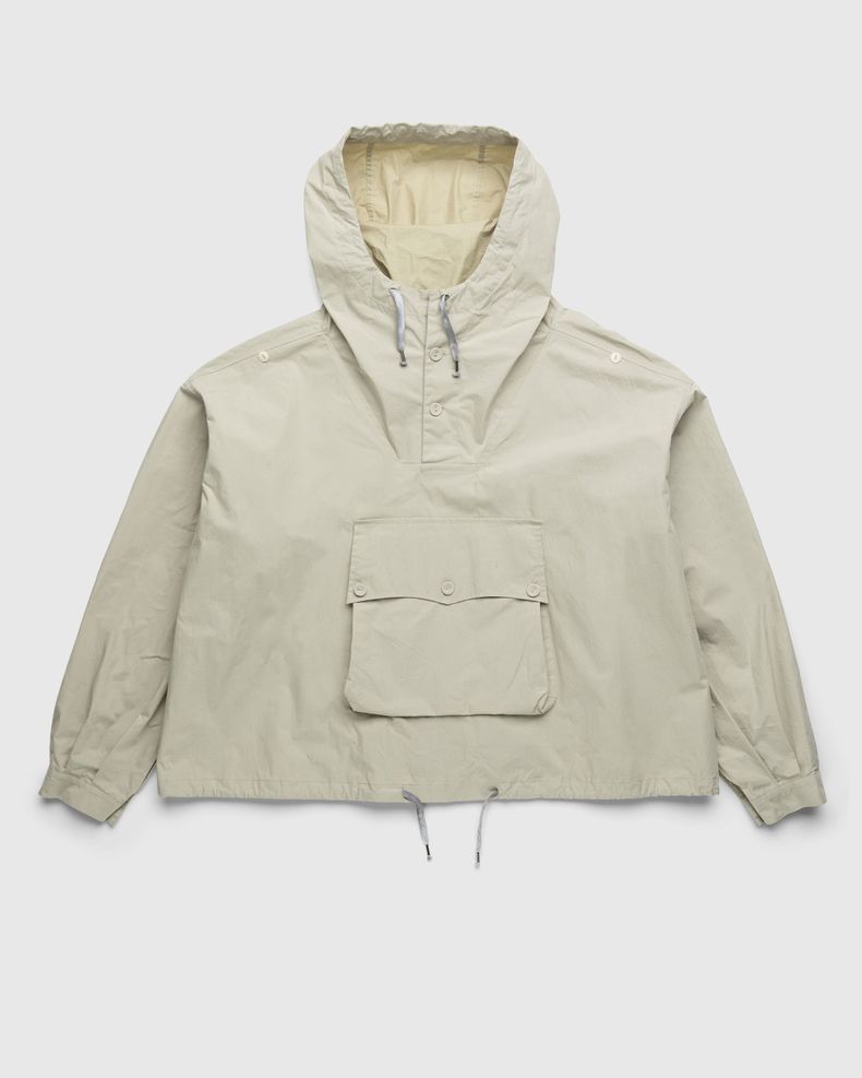 Maison Margiela – Coated Cotton Hooded Jacket Cream