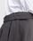 Lemaire – Loose Pleated Pants Grey - Pants - Brown - Image 8