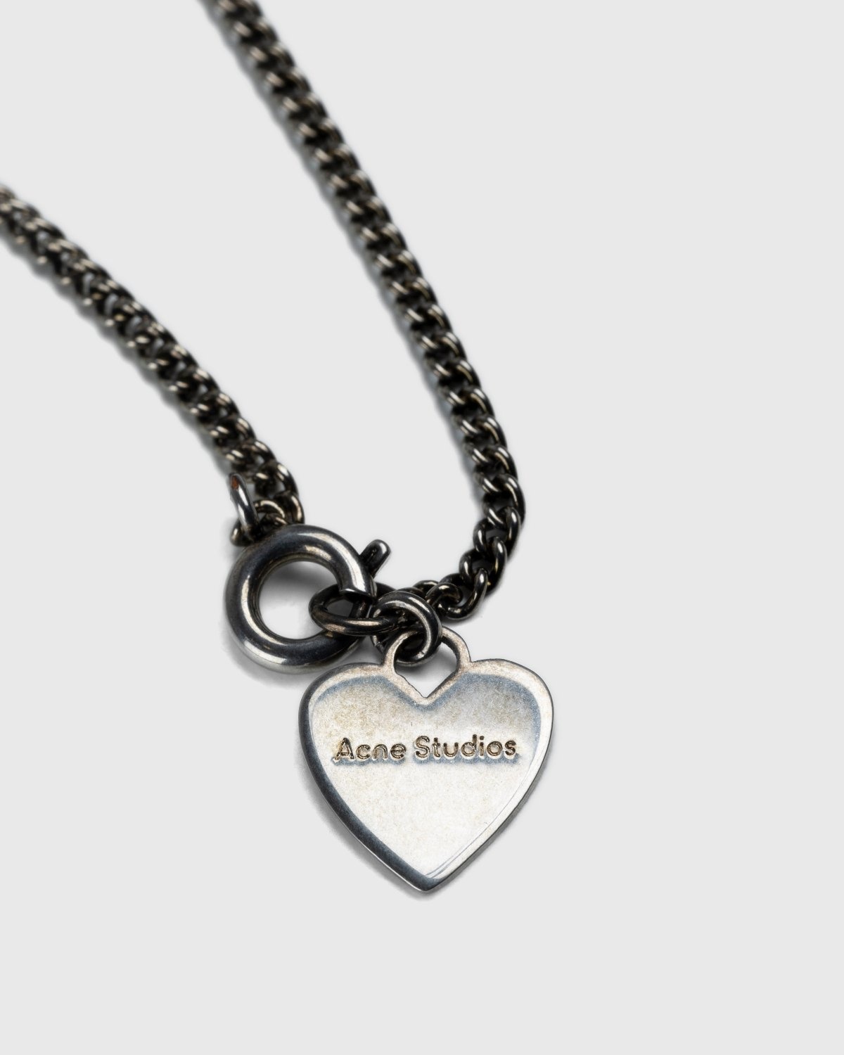 Acne Studios – Pearl Chain Necklace Antique Silver - Necklaces - Silver - Image 2