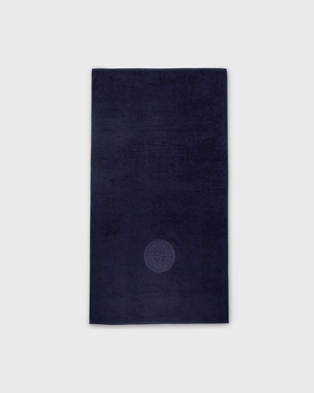 Stone Island – 93466 Logo Beach Towel With Nylon Bag Royal - Towels - Blue - Image 2