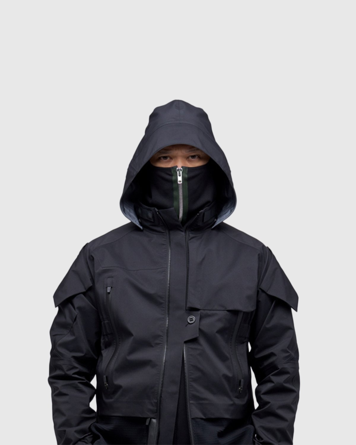 ACRONYM – NG4-PS Neckgaitor Olive Silver - Scarves - Green - Image 4