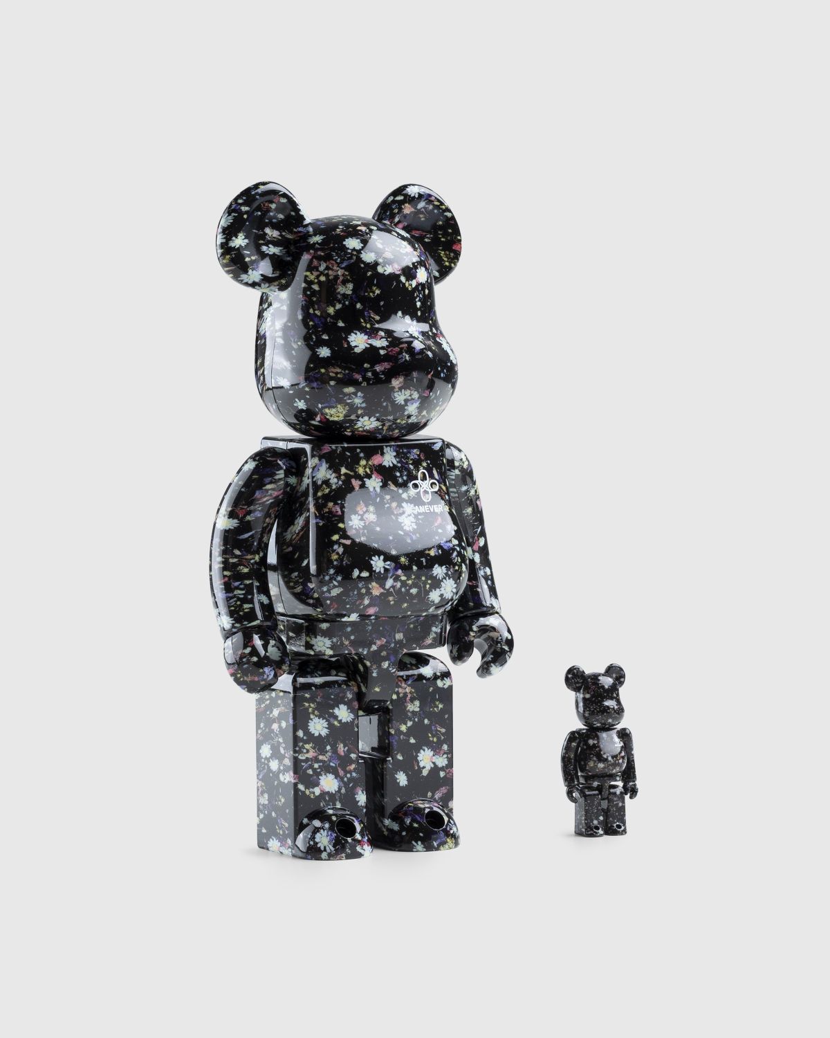 Medicom – Be@rbrick Anever 100% and 400% Set Black - Toys - Black - Image 3