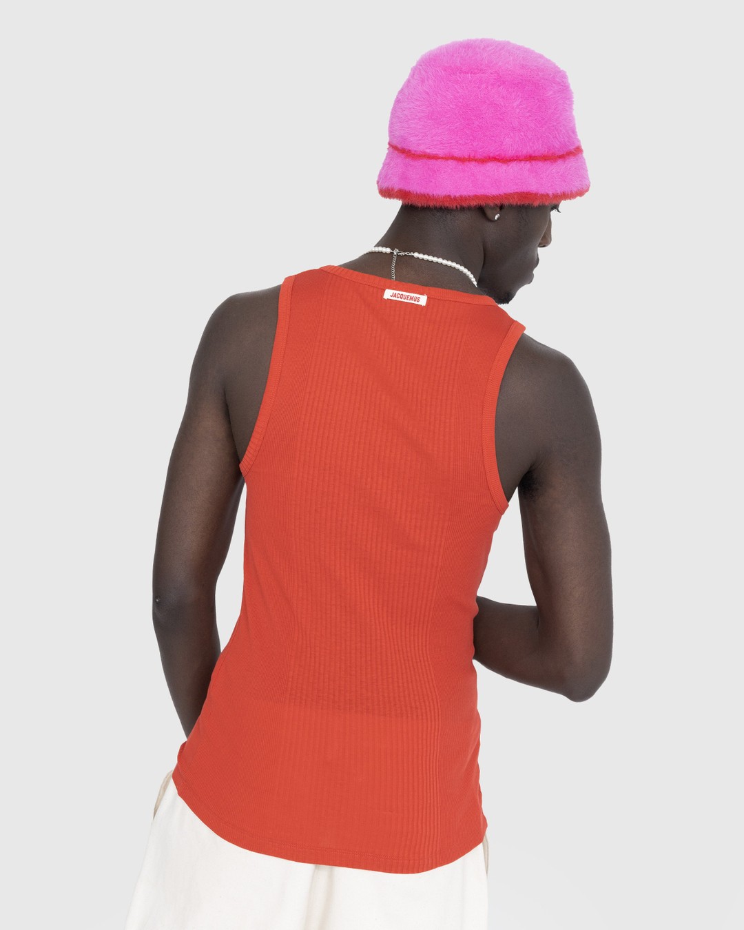 JACQUEMUS – Le Débardeur Caraco Red - Tank Tops - RED - Image 4
