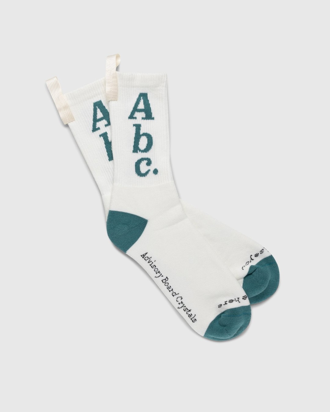 Abc. – Crew Socks Selenite/Apatite - Socks - White - Image 1