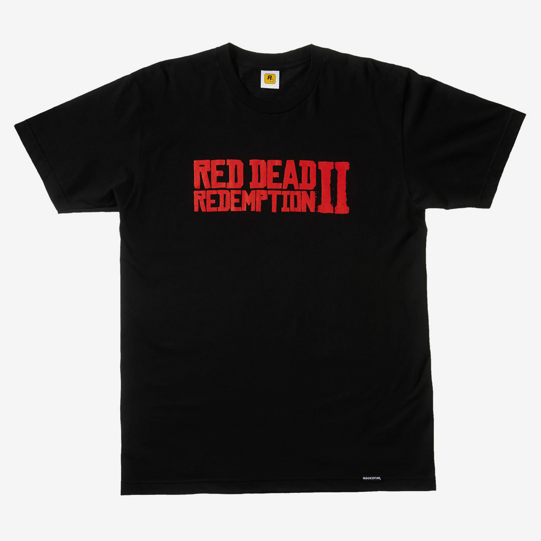 Tee Black RDRII Red Dead Redemption 2 rockstar games