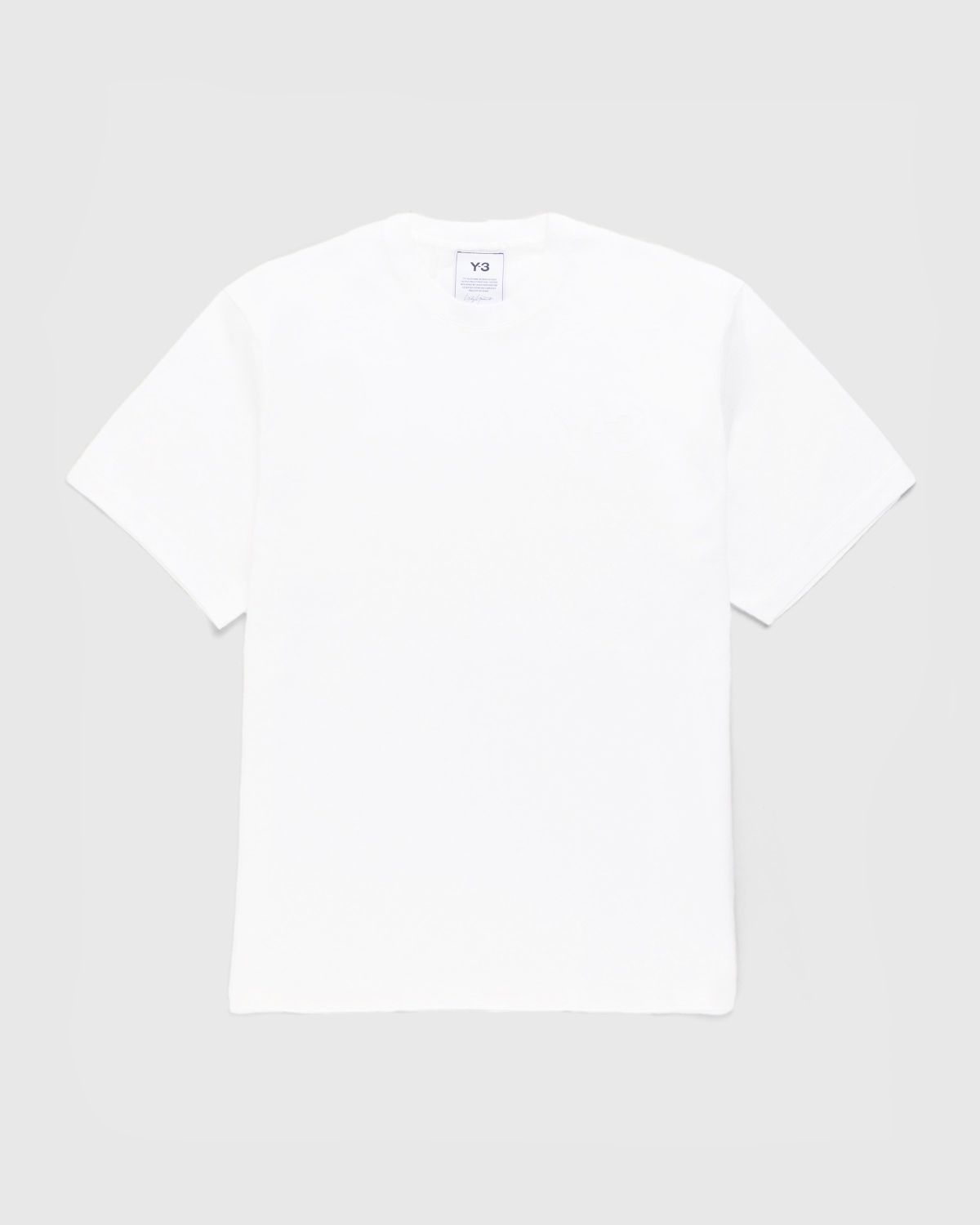 Y-3 – CL C T-Shirt - Tops - White - Image 1