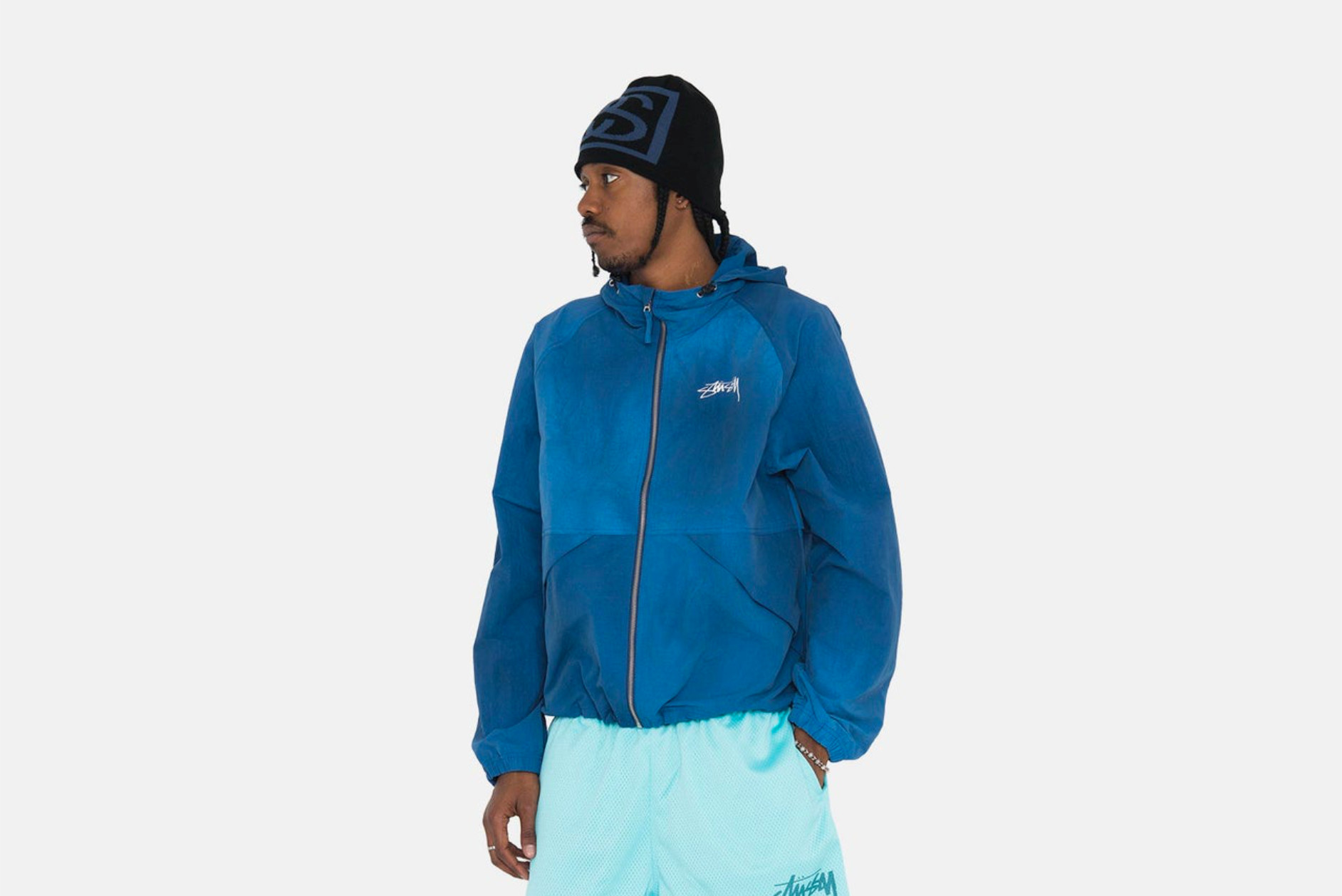 Shop the Stüssy Wave Dye Beach Shell at Resale Here