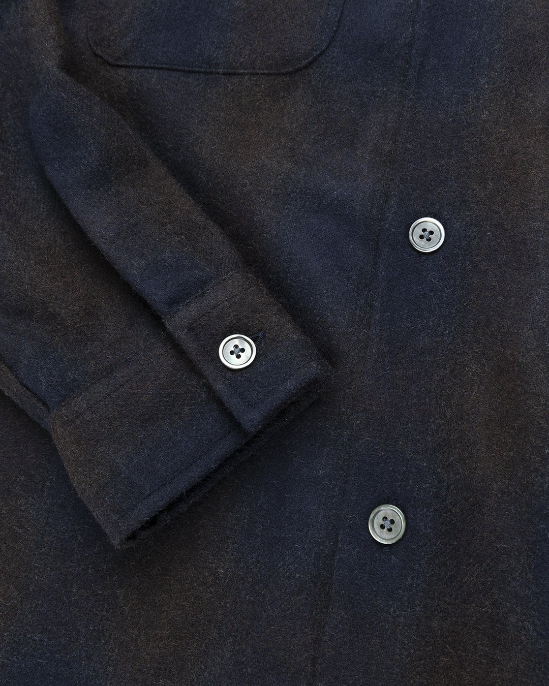 Our Legacy – Heusen Shirt Navy Shadow Check - Shirts - Blue - Image 6