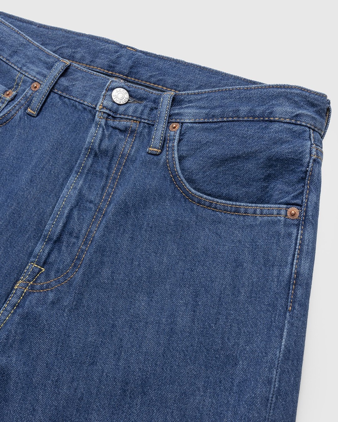 Acne Studios – 1996 Dark Blue Trash 5-Pocket Denim - Pants - Blue - Image 4