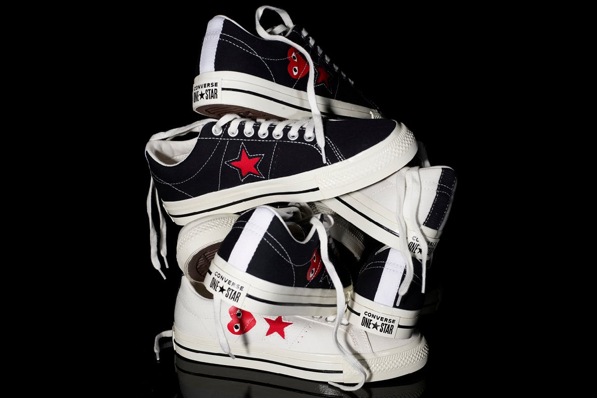 CdG Play Converse Drop One Star Sneaker Taylor Who?