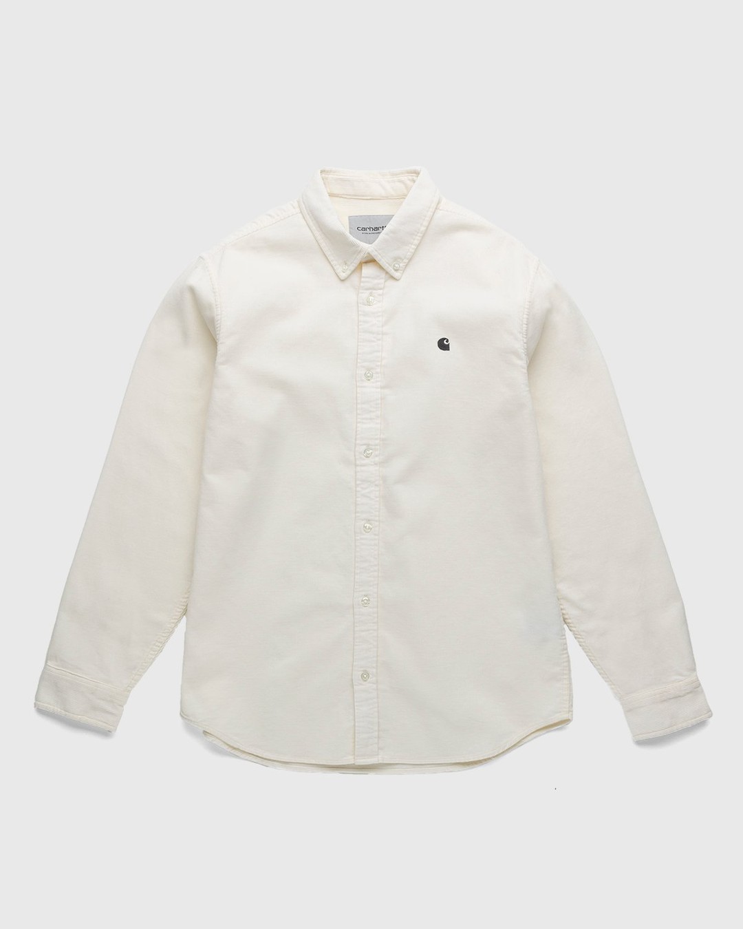 Carhartt WIP – Madison Finde Cort Shirt Wax Black - Shirts - Black - Image 1
