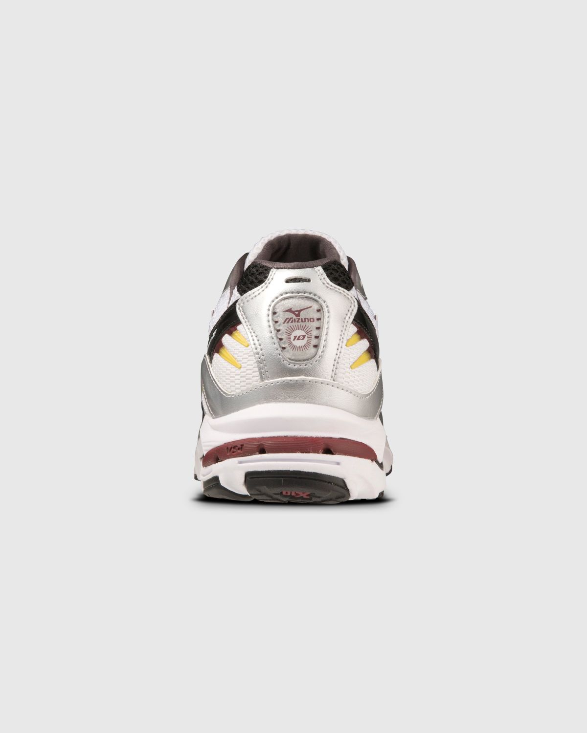 Mizuno – Wave Rider 10 White/Cabernet/Silver - Sneakers - Multi - Image 3