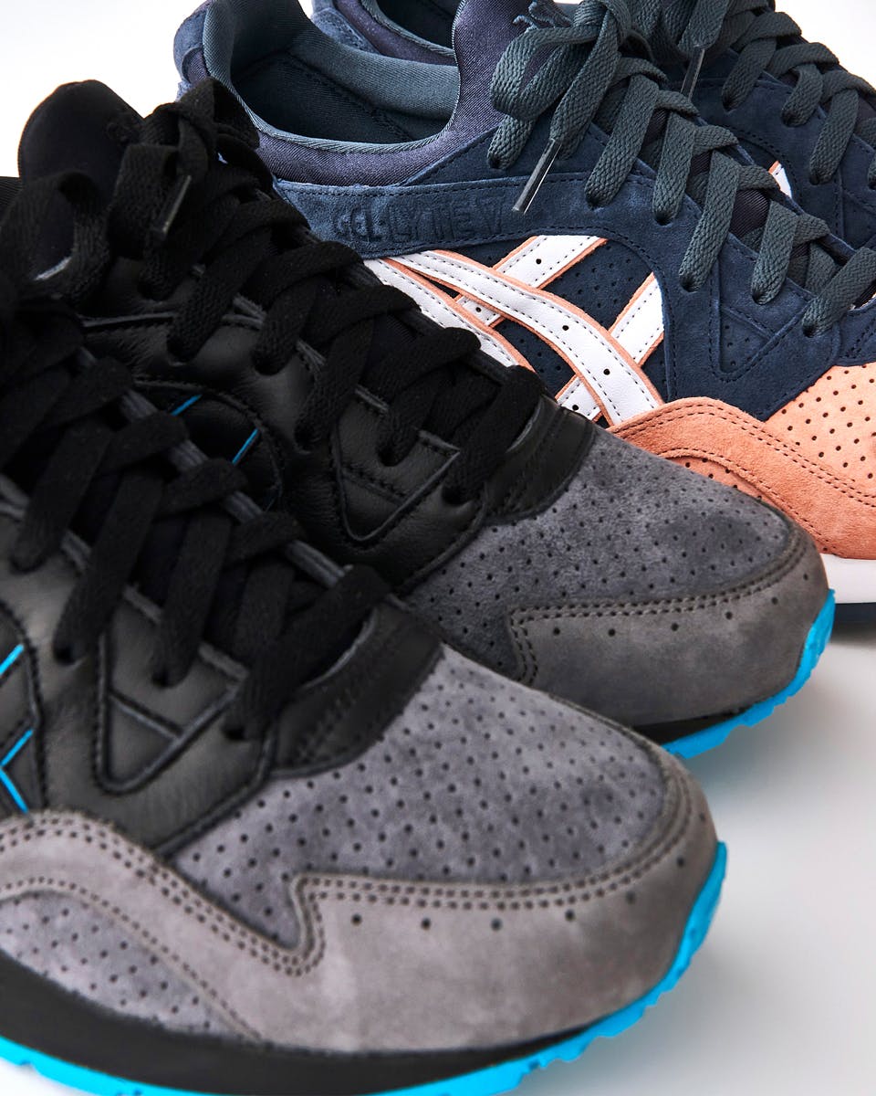 kith asics salmon toe