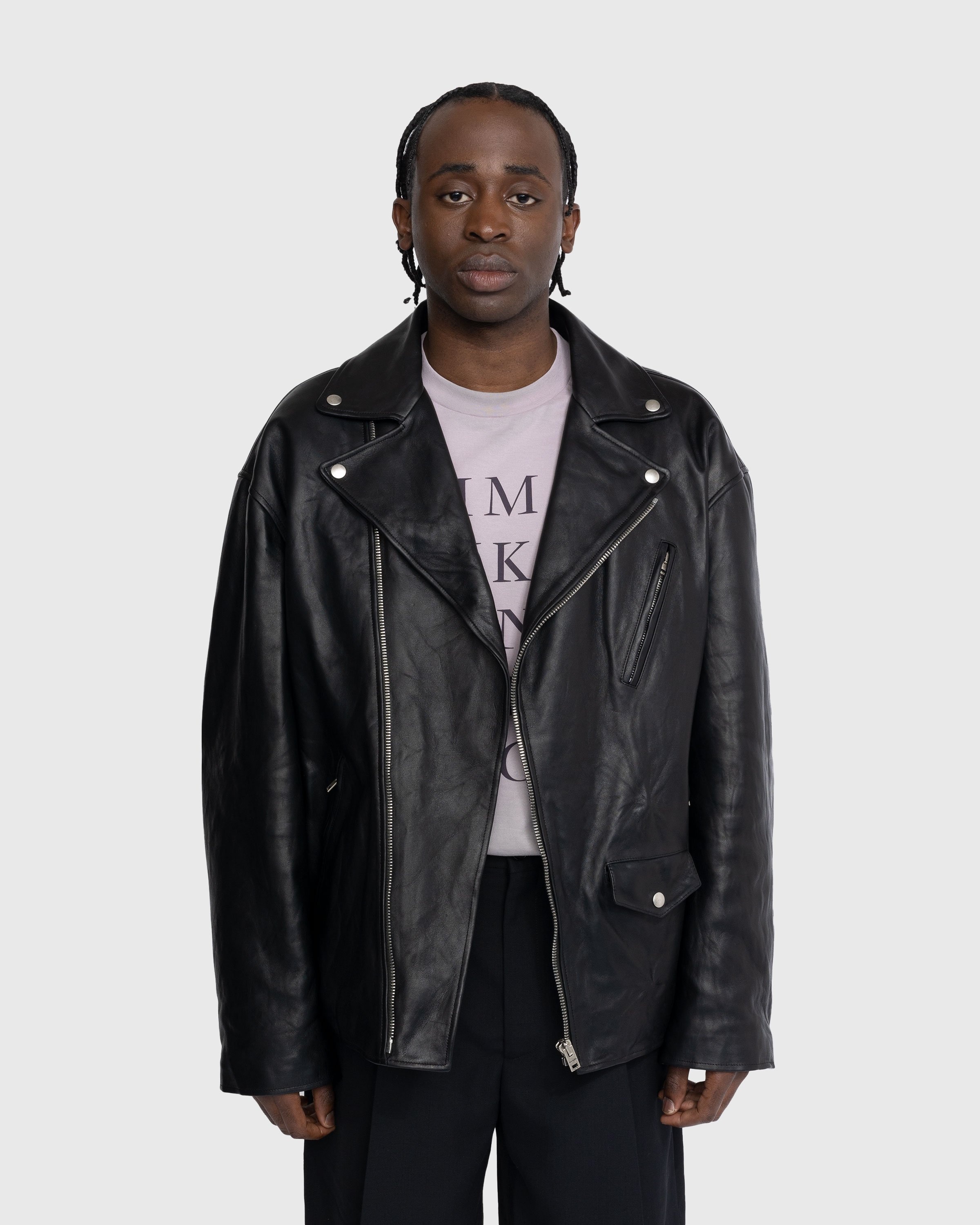 Acne Studios Embossed Leather Jacket