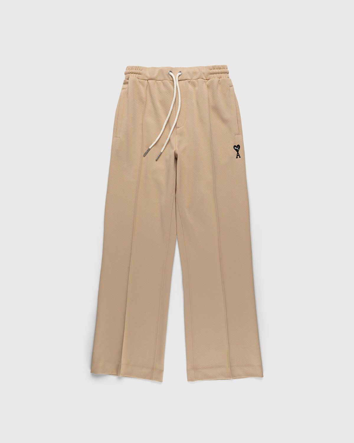 Puma x AMI – Wide Logo Pants Ginger Root - Trousers - Beige - Image 1