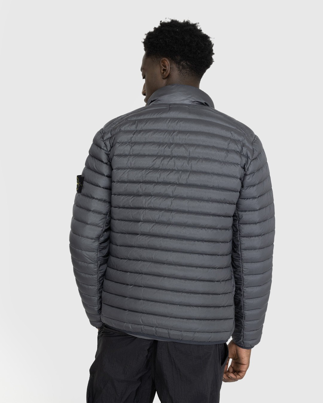 Stone Island – Packable Recycled Nylon Down Jacket Lead Grey - Outerwear - Grey - Image 3