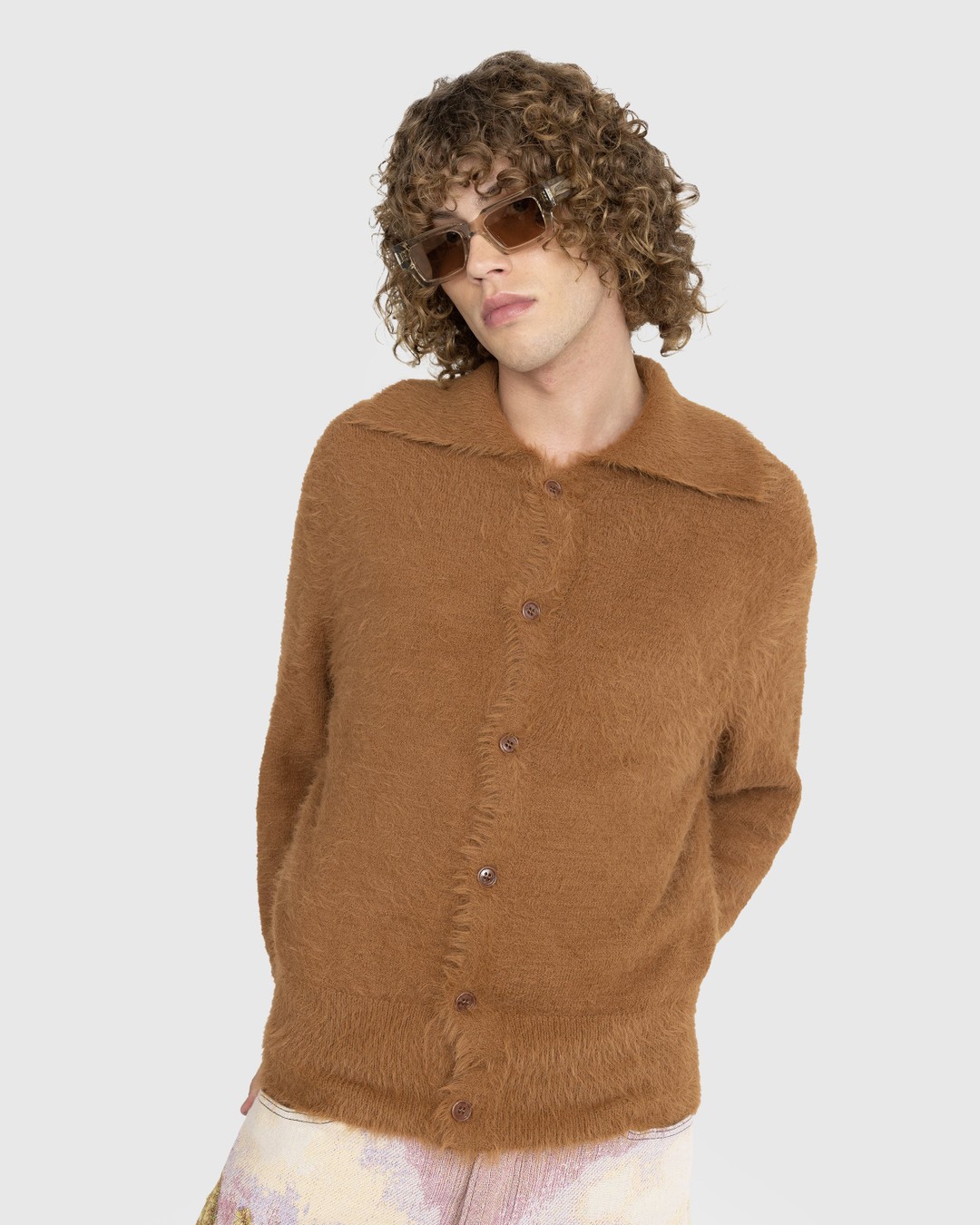Dries van Noten – Merdan Knit Dark Camel | Highsnobiety Shop
