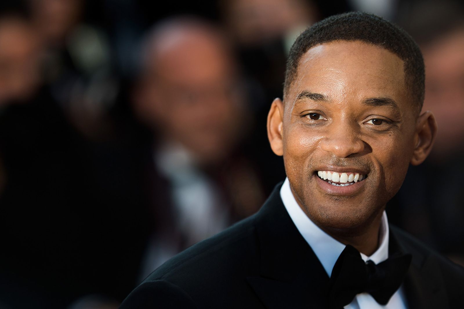 Will Smith smiling red carpet