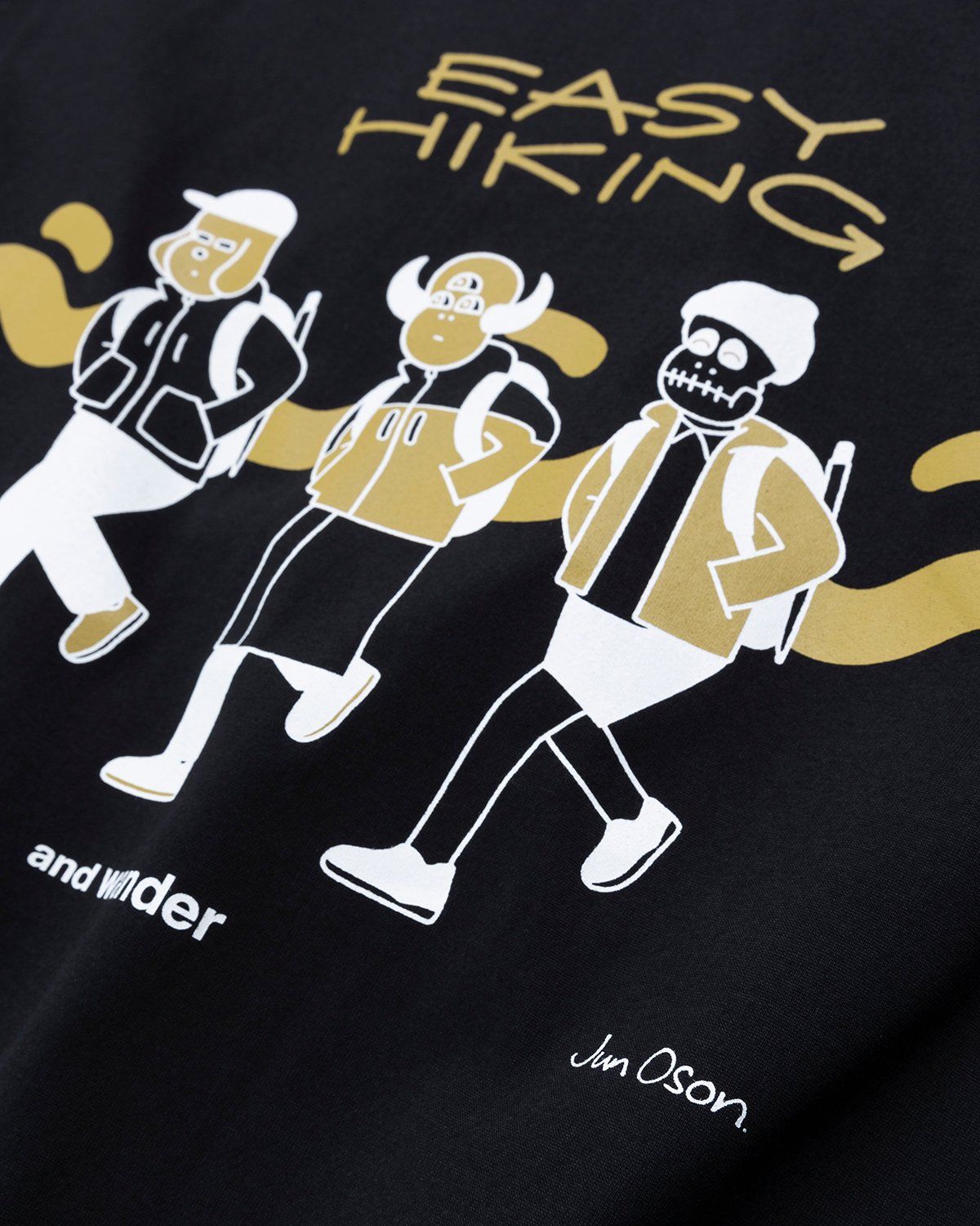 And Wander – Easy Hiking Dry T-Shirt Black - Tops - Black - Image 4