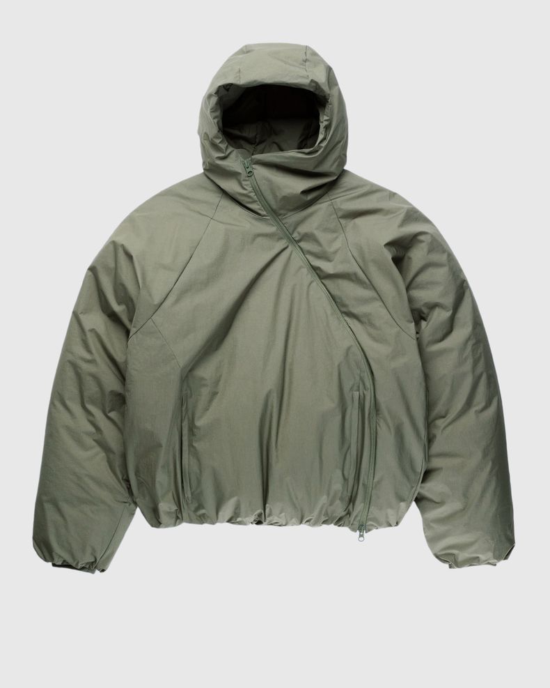 Post Archive Faction – 5.0 Down Center Jacket Olive Green