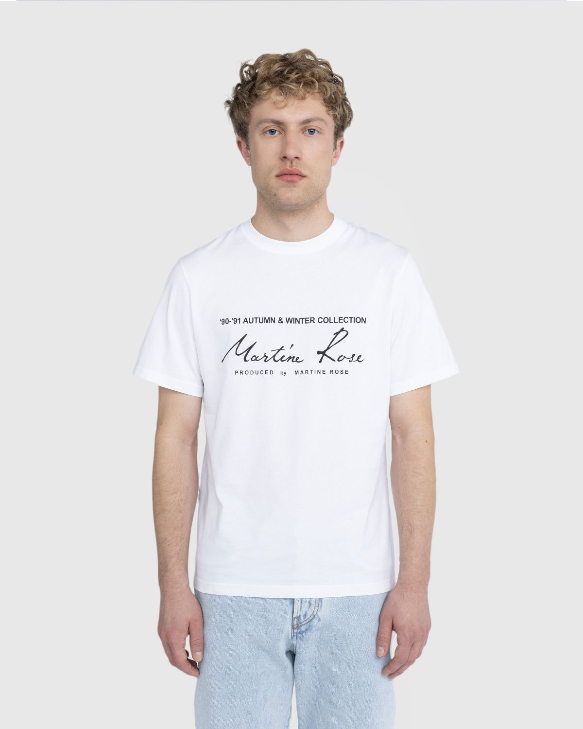 Martine Rose – Classic S/S T-Shirt White - Tops - White - Image 2