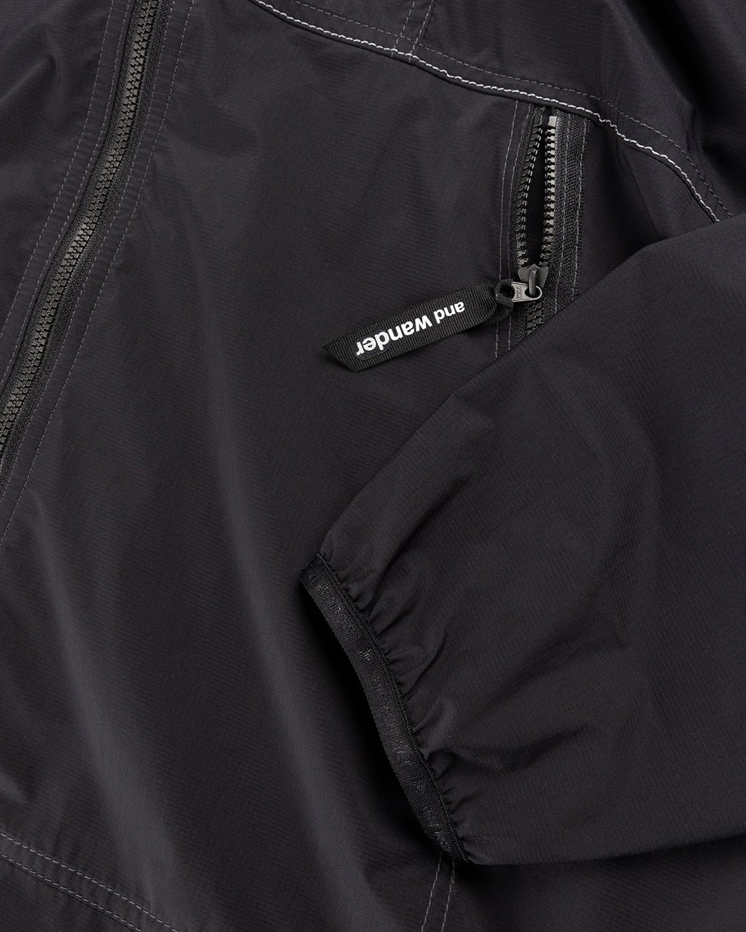 And Wander – Pertex Wind Jacket Black - Outerwear - Black - Image 6
