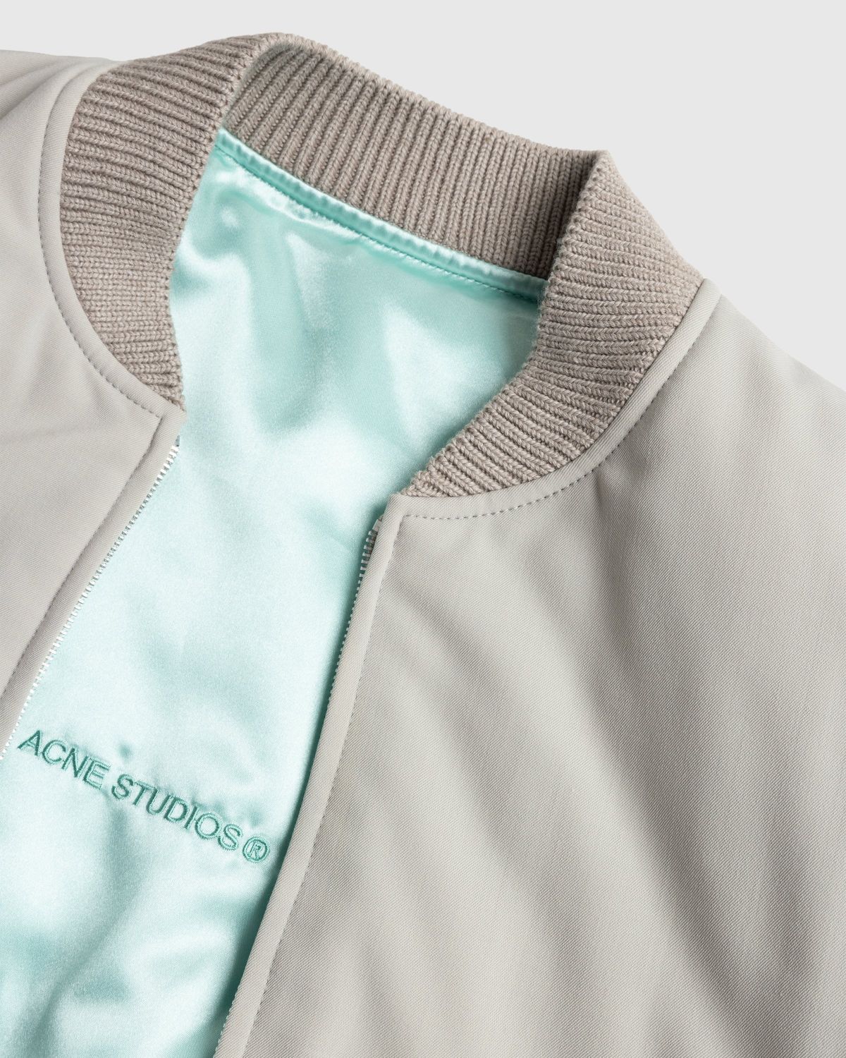 Acne Studios – Reversible Bomber Jacket Grey - Outerwear - Grey - Image 6