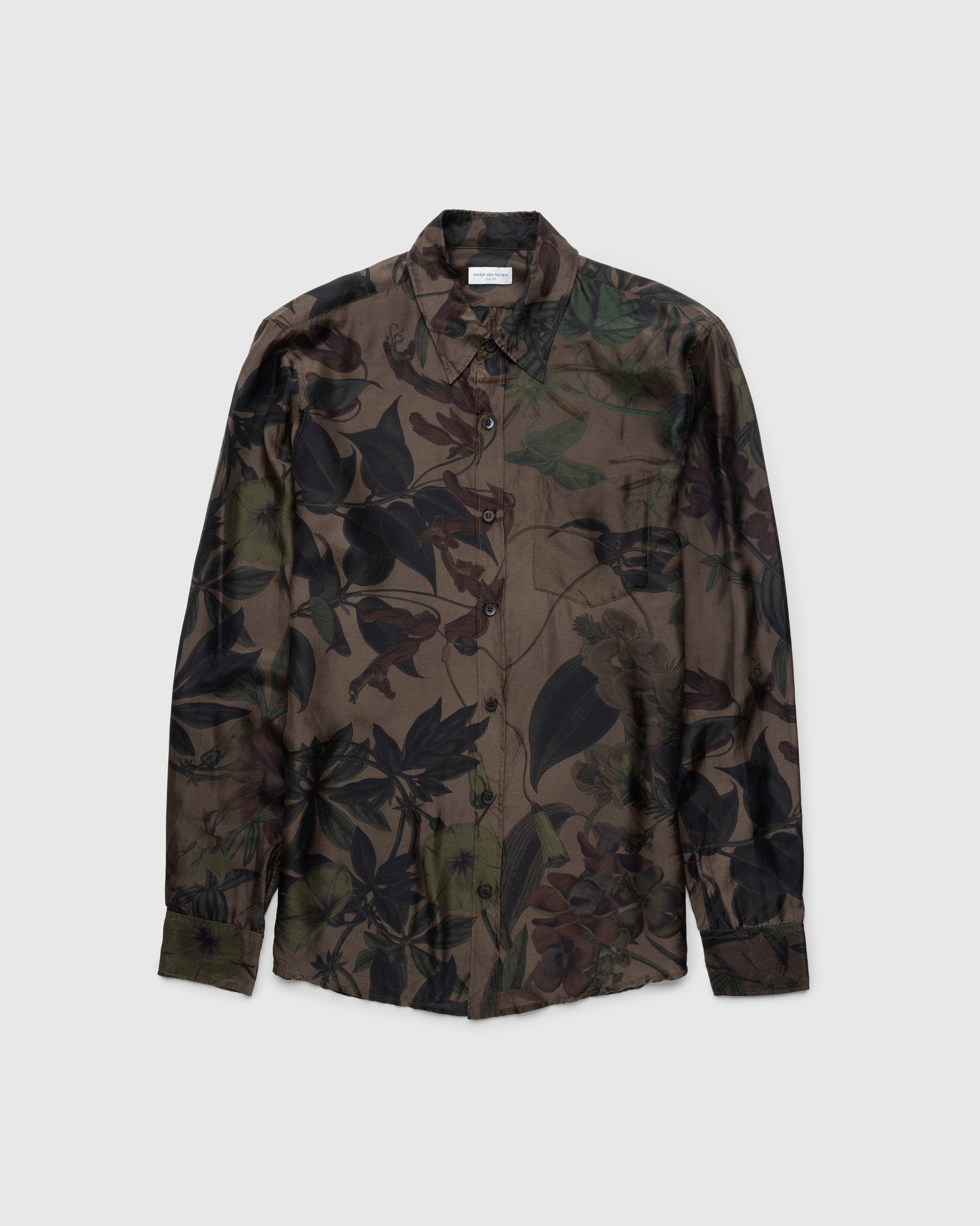 Dries van Noten – Corbino Shirt Brown - Shirts - Brown - Image 1