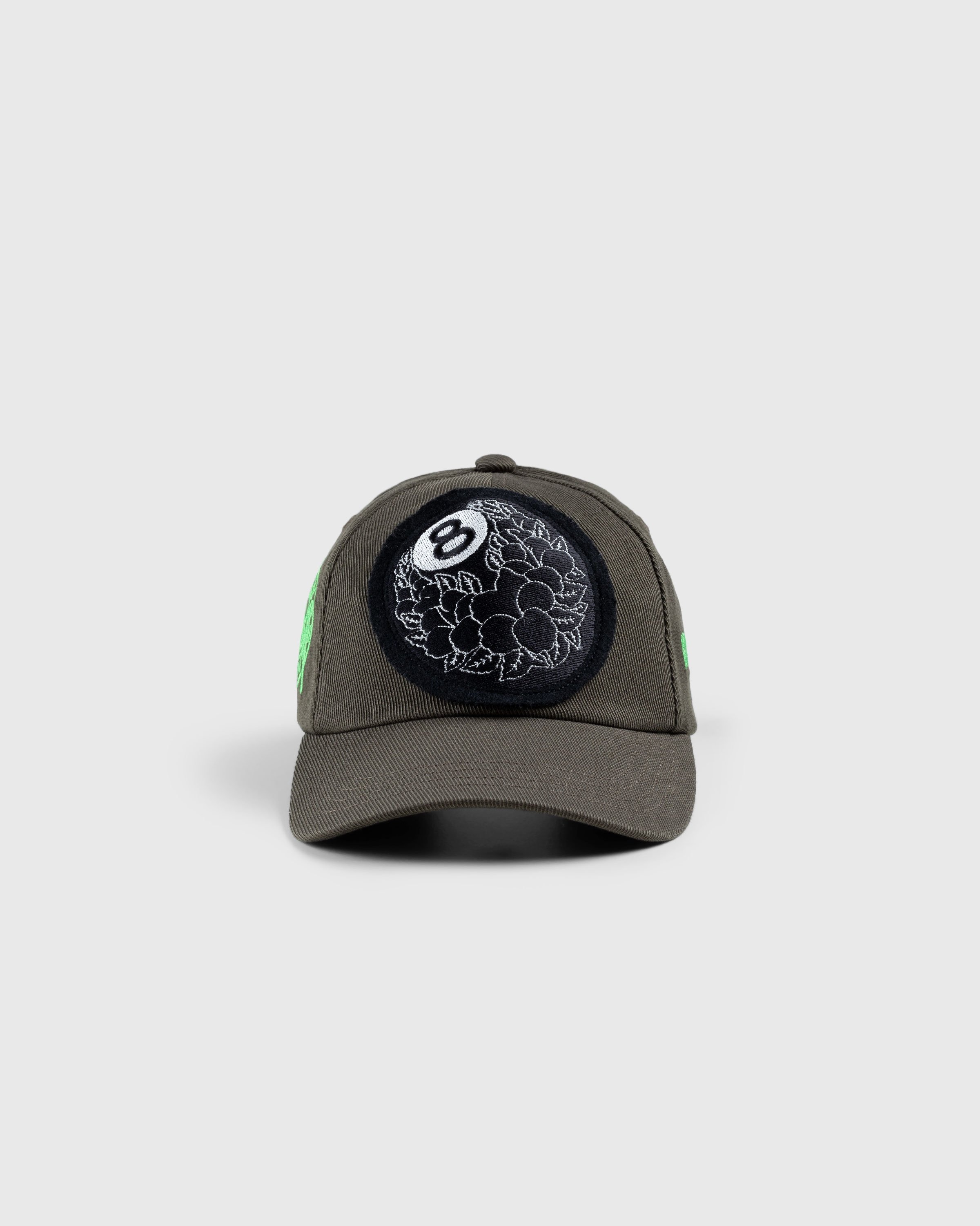 Stüssy x Dries van Noten – 8 Ball Patch Cap - Hats - Green - Image 2