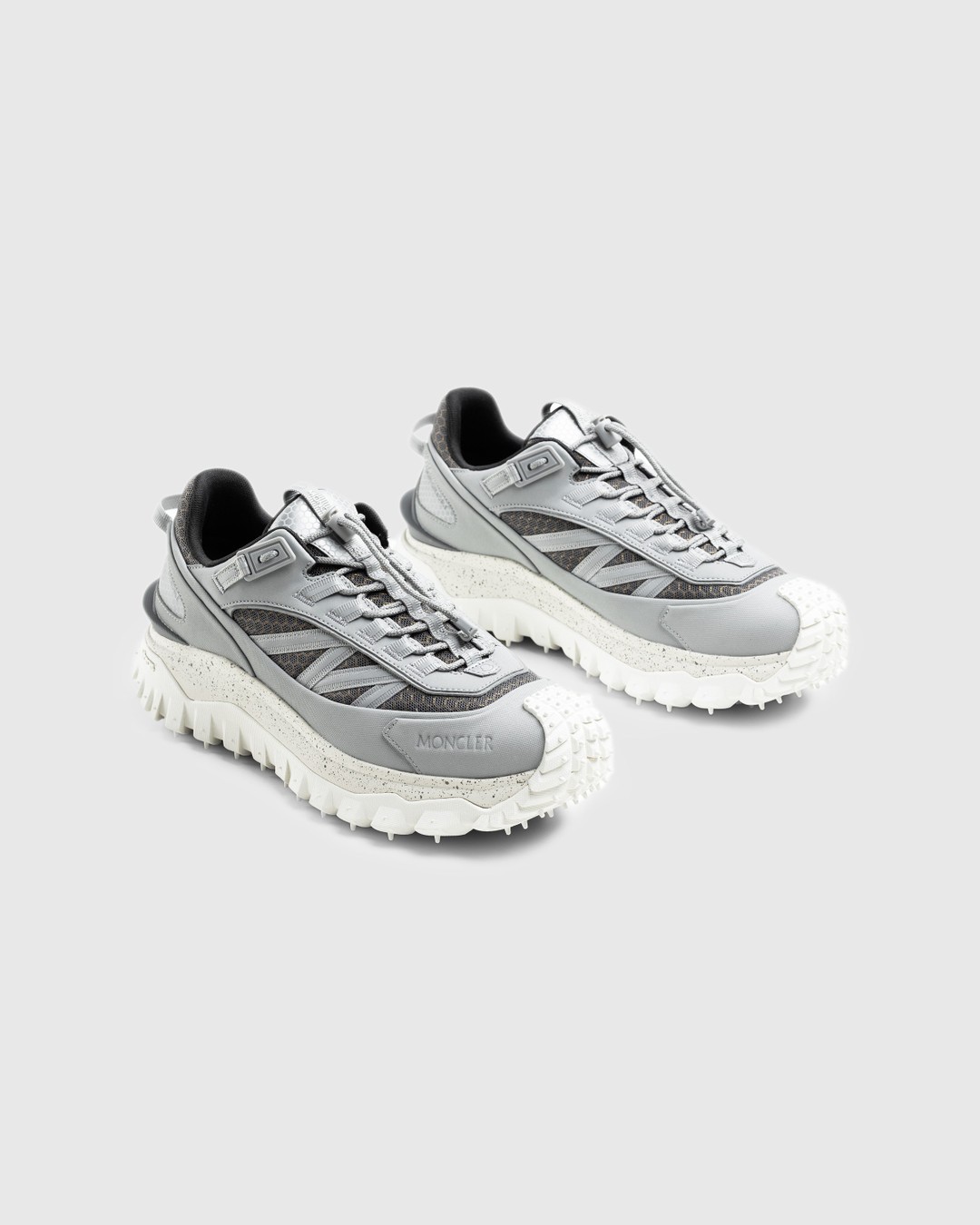Moncler – Trailgrip Low Top Sneakers Grey - Sneakers - White - Image 3