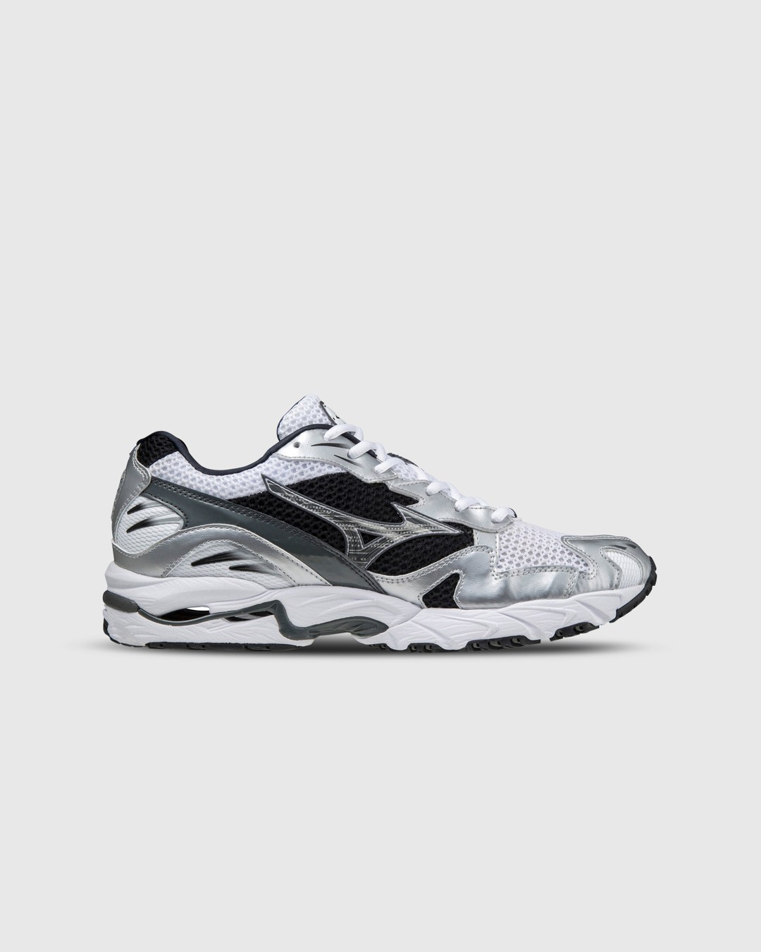 Mizuno – Wave Rider 10 White/Silver/Black - Sneakers - Multi - Image 1
