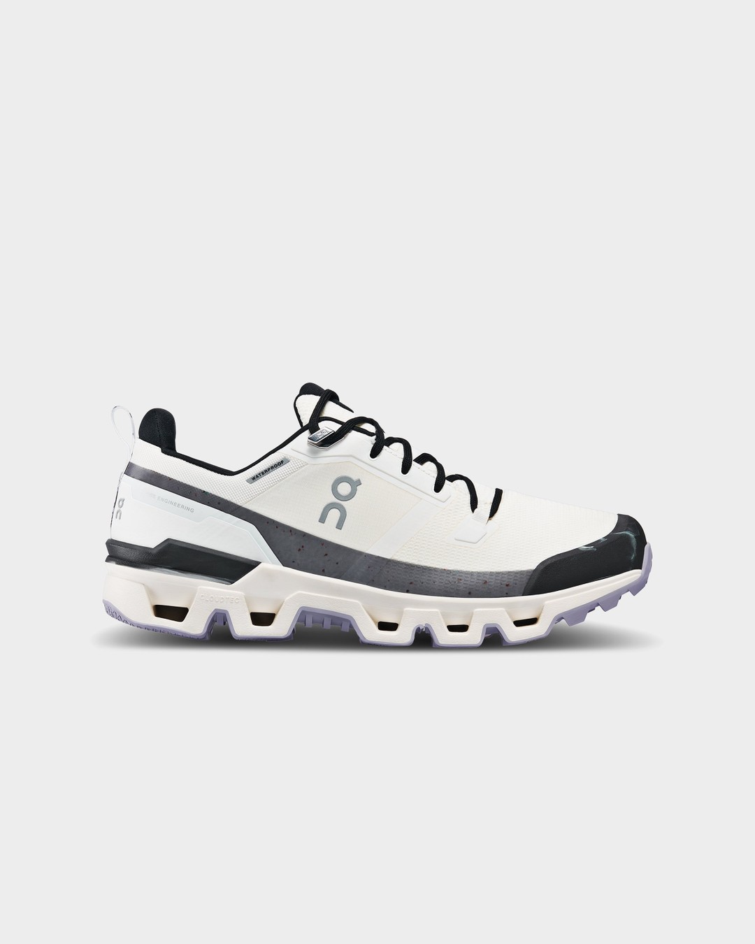 On – Cloudwander Waterproof High Alpine Ivory/Black - Sneakers - Grey - Image 1