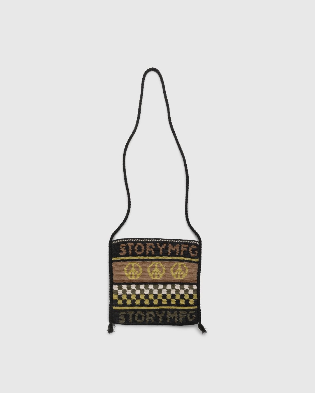 Story mfg. – Stash Bag Peace Power Black - Bags - Black - Image 2