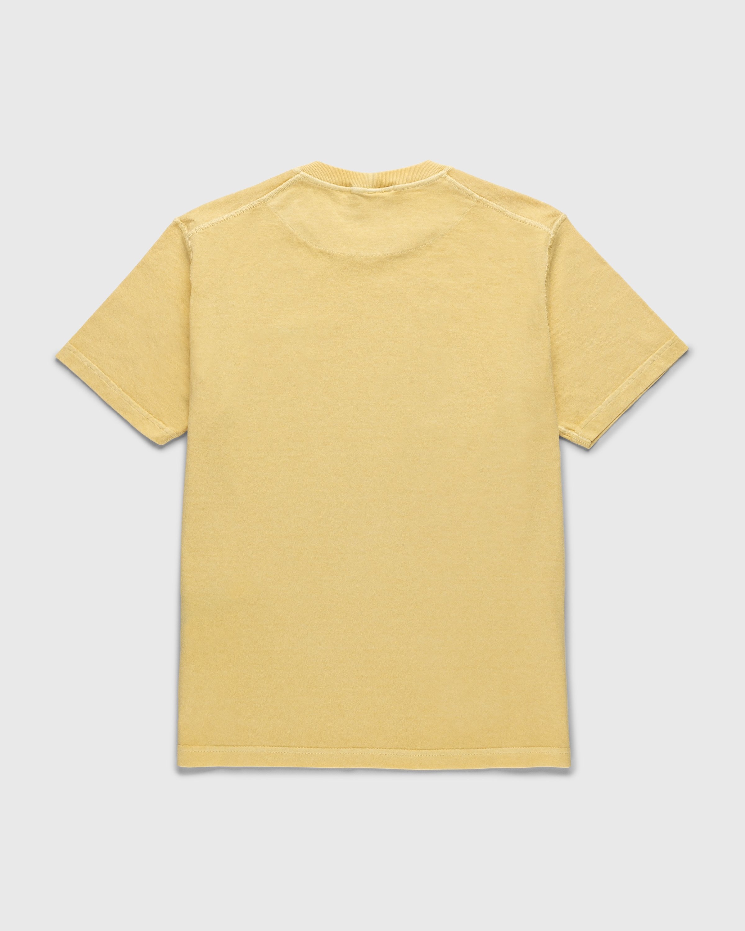 Stone Island – Fissato T-Shirt Butter - T-Shirts - Yellow - Image 2