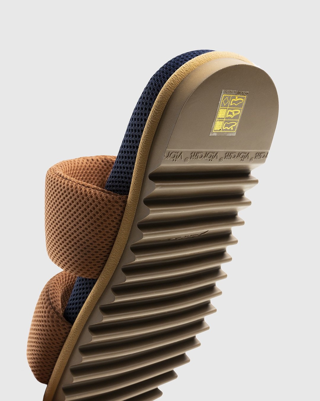 Dries van Noten – Double Strap Sandals Brown/Navy - Sandals - Brown - Image 6