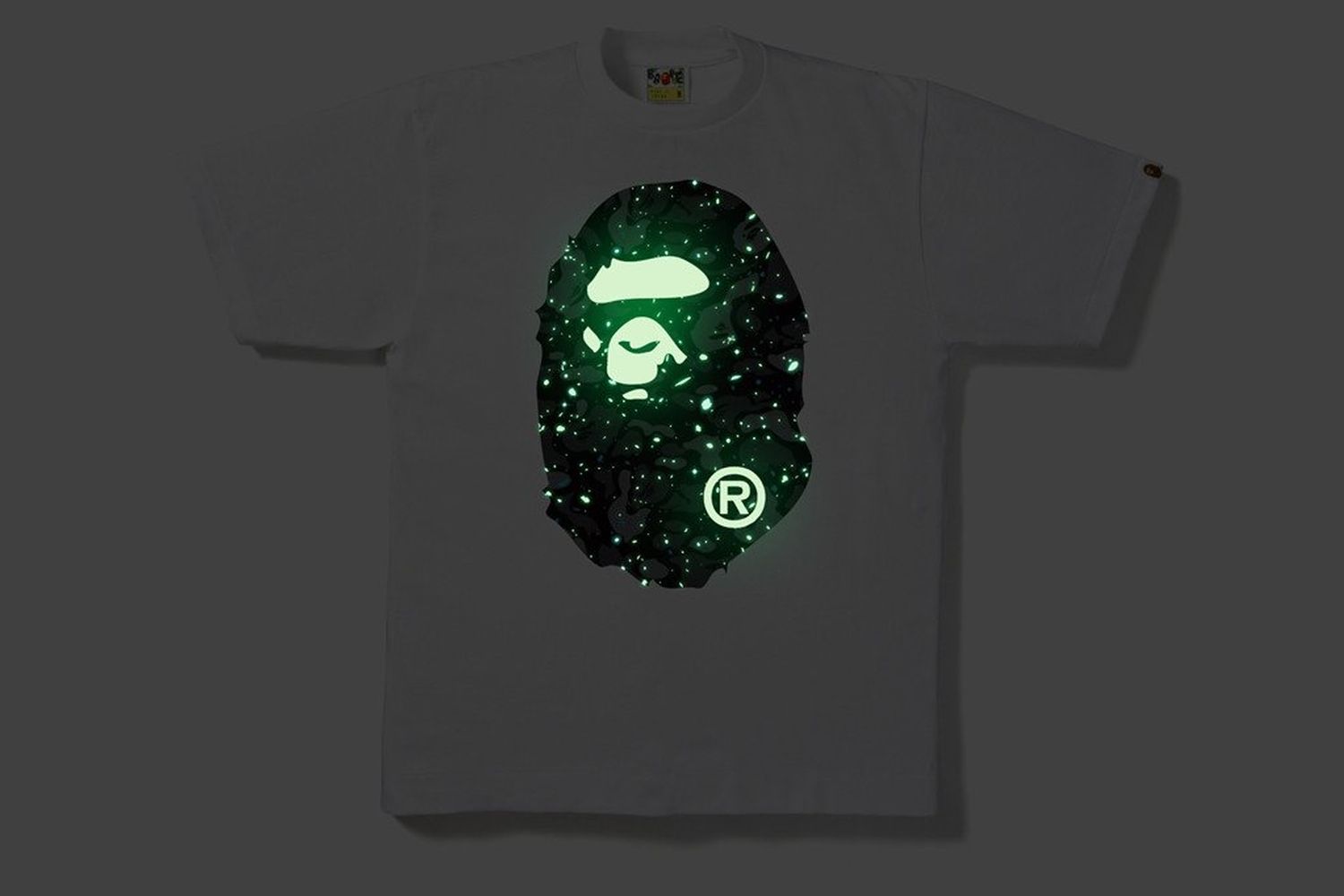 Space Camo Big Ape Head T-Shirt
