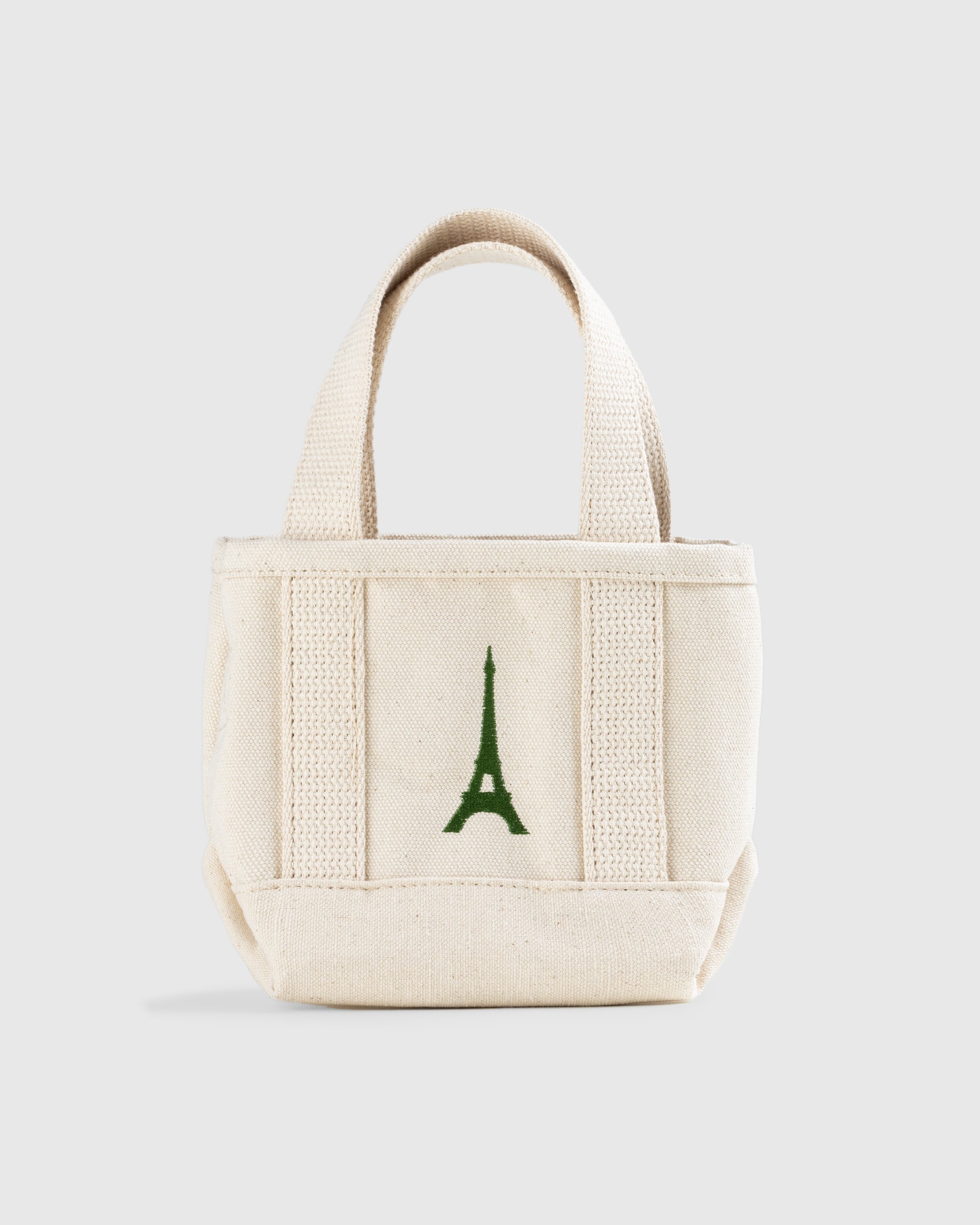 Highsnobiety – Not in Paris 5 Mini Canvas Tote Bag - Bags - Beige - Image 1