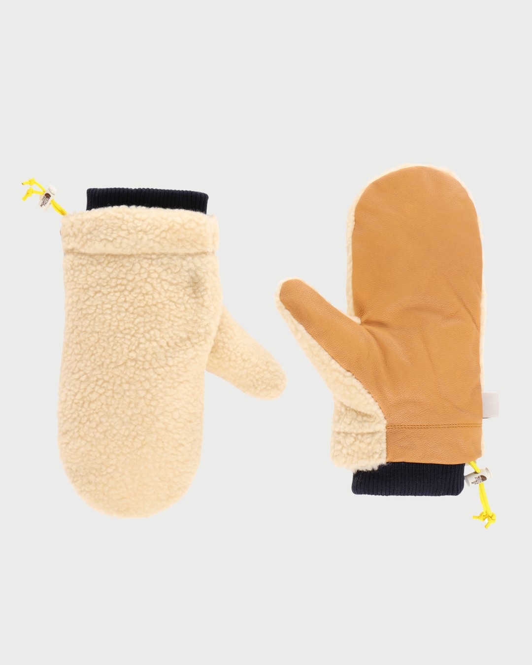 The North Face – Brown Label Knit Gloves Bleached Sand Unisex - 5-Finger - Yellow - Image 1