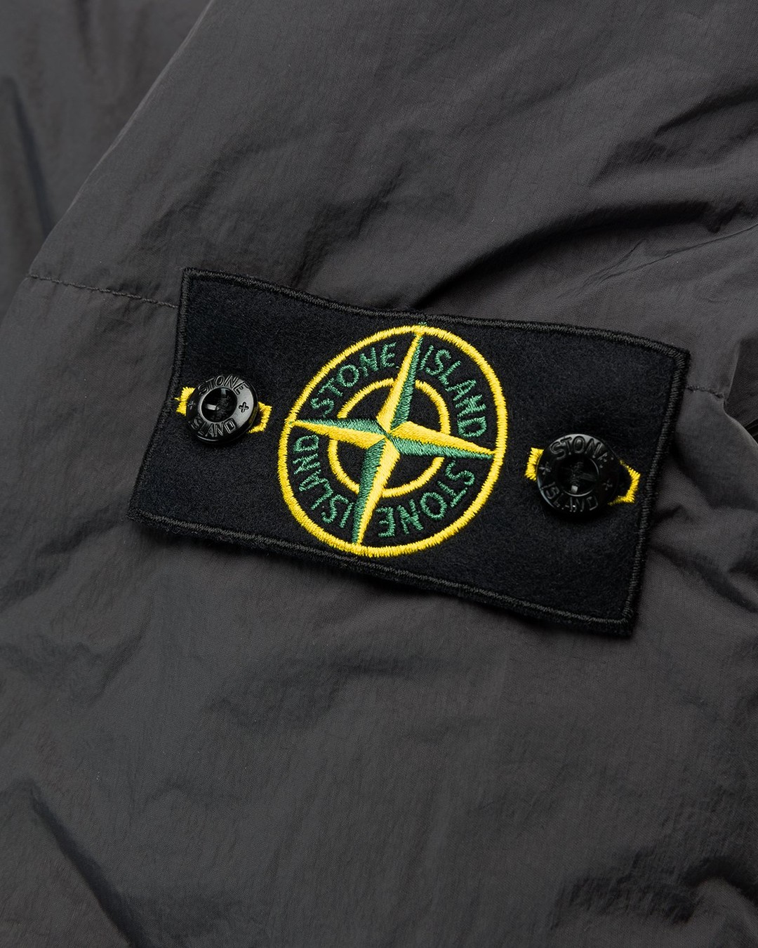 Stone Island – Real Down Jacket Charcoal - Outerwear - Black - Image 4