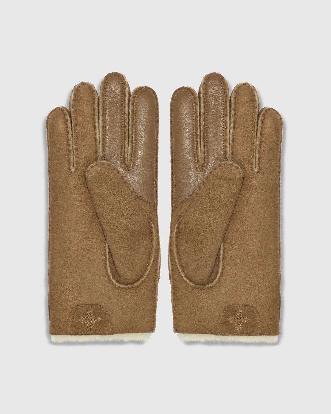 Ugg x Children of the Discordance – Sheepskin Gloves Brown